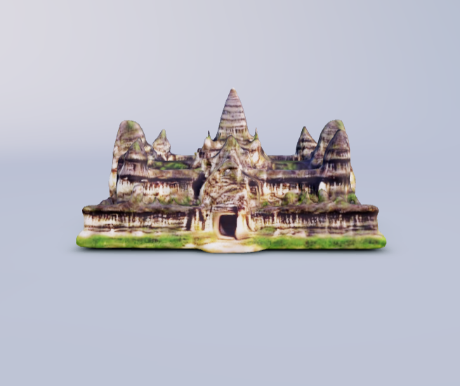 angkor wat temple église religion 3D print model - Mito3D