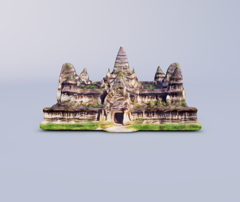 angkor wat tempel kirche religion 3d print model - Mito3D