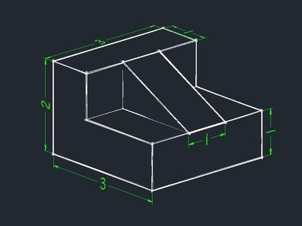 angle block temel blok basit Ölçek 3d print model - Mito3D