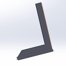 Winkel 90 Grad-Skala mm tool mechanik Zimmermann Zoll trace design Regel Kader Millimeter 3d print model - Mito3D