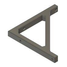 angle bracket home shelf fixed corner 3d print model - Mito3D