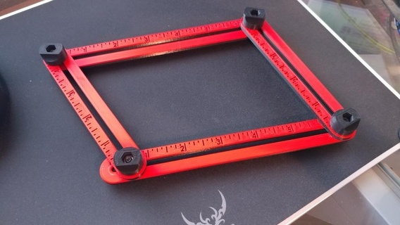 angle mesure outil règle outils DIY fabricant 3d print model - Mito3D