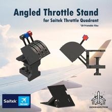 angled throttle stand saitek throttle quadrant game pro flight logitech g pro throttle stand saitek fsx xplane xp11 prepar3d boeing airbus throttle