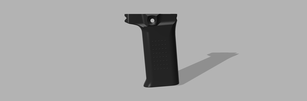 angolato verticale presa mlok ar15 fucili handstop picatinny rotaia airsoft impugnature accessori tattico 3d print model - Mito3D