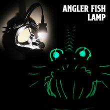 angler fish lamp art sea ocean glow dark monster light creature 3d print model - Mito3D