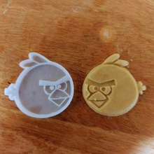 angry bird cookie cutter strumento 3d print model - Mito3D