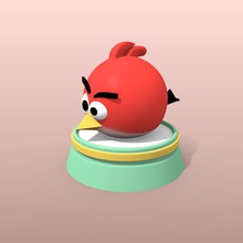 angry bird figurine art toy 3d print model - Mito3D