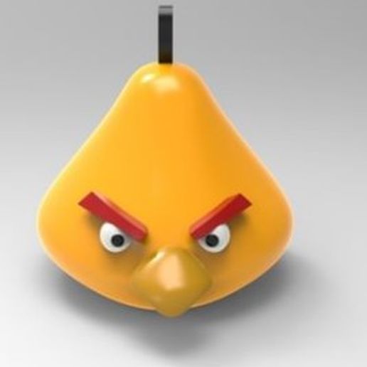 angry birds chuck 3D print model - Mito3D