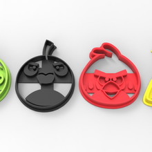 angry birds cookies cutter red bomb 3d print model - Mito3D