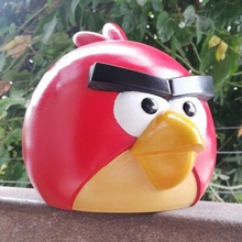 angry birds red pigg bank game rovio alcancia money save big pla tested 3d print model - Mito3D