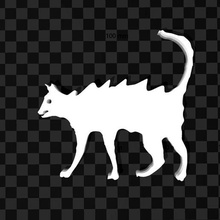 kızgın kedi hayvan sinirli Evcil Hayvan 3d print model - Mito3D