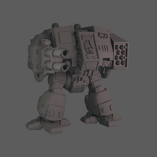 angry coffin walker dreadnought 3d print model - Mito3D