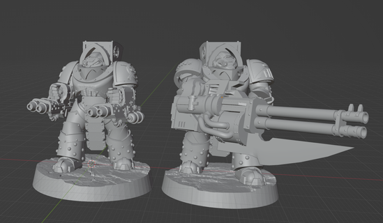 angry marine terminators wh40k angry angry marine terminator  3d print model - Mito3D