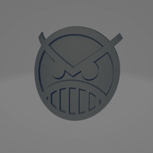 angry marines space marine icon moulded 'hard transfer' warhammer_40k space_marine space_marines meme angry_marines 3d print model - Mito3D