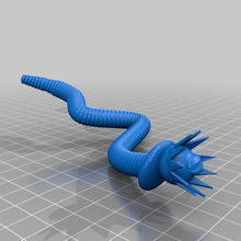 angry mother - worm art creatures 3d print model - Mito3D