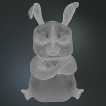angry rabbit 3d print model - Mito3D