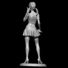 angry scoolgirl art anime donna 3dprint fantasia 3d print model - Mito3D