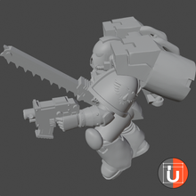 angry space soldiers raven blood symbols assault grimdarkfuture onepagerules ravens spacesoldiers toy 3d print model - Mito3D