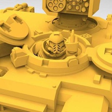 wütend tank Fahrer toy_game_accessories 3d print model - Mito3D