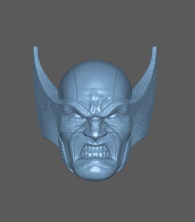 angry wolverine marvel comics 3d print model - Mito3D