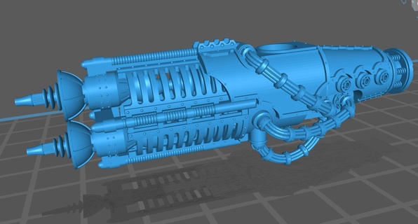anhur padronizar pesado trave canhão dimensionado Bois 3d print model - Mito3D
