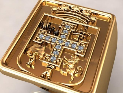 rondella Bolivia santa cruz joyas gioielli stl modelosstl 3d squillare anel solitario assolo 3d print model - Mito3D