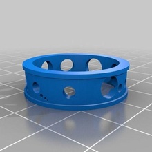 anillo 225 joyería joya personalizado 3d print model - Mito3D