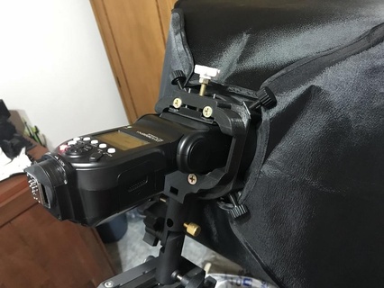 anillo Adaptador softbox godox parà Speedlight godoxmini adattatore telecamera 3d print model - Mito3D