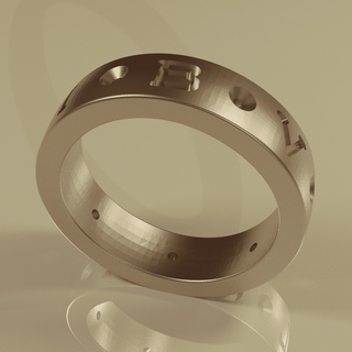 anillo bulgari ring jewelry jewelrys nice elegant beautiful popular 3d print model - Mito3D