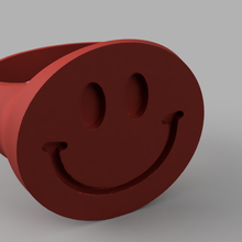 anillo faccina felice contento viso squillare 3d print model - Mito3D