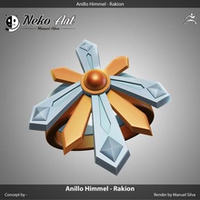 anillo himmel - rakion jóias jóia presente ouro cosplay jogo 3d print model - Mito3D