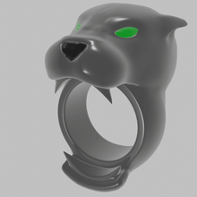 anillos de pantera la moda anillo animal fresco anycubic3d 3d print model - Mito3D