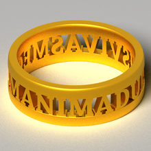 anima dulcis vivas 2 anillos joyería joya anillo 3d print model - Mito3D