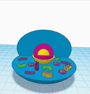 animal cell 3d model 3d print model - Mito3D
