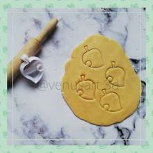 animal crossing leaf inspired cookie cutter gadget kitchen cake biscuit biscotto tagliabiscotto taglia dolci sweets bakery torta 3d print model - Mito3D