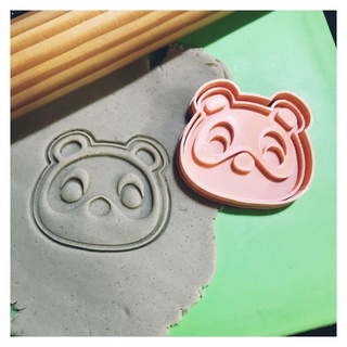 animal crossing nendo cutter stamper cutting stamp cookie nintendo tendo tom nook berries timmy tommy 3d print model - Mito3D