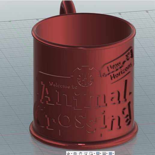 animal cruce lápiz maceta frio jarra taza 3D print model - Mito3D