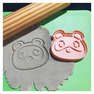animal crossing tom nook cutter stamper cutting stamp cookie nintendo tendo nendo berries timmy tommy 3d print model - Mito3D