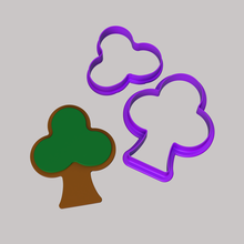 animal crossing tree cookie cutter nook 3d print model - Mito3D