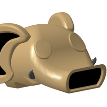 Tier Figur Spiel Elefant Tiere Maus Kopf Spielzeug 3d print model - Mito3D