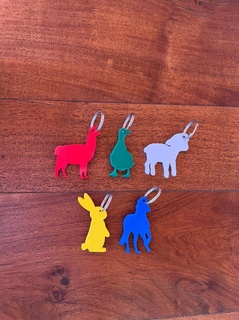 animal keychain toy 3d print model - Mito3D