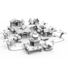 animal microsage carte traversée horizons Nouveau nintendo maison recoins fente coin 3d print model - Mito3D