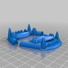 animale bocca costume denti 3d print model - Mito3D