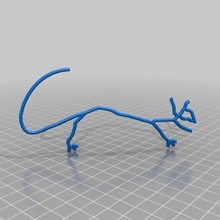 animal simplicus maximus art 2d 3d print model - Mito3D