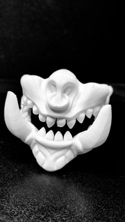 animal temático máscara serie toro Arte demonio frio juguete cara cosplay 3d print model - Mito3D