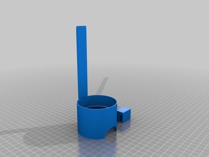 Tier Wasser Flasche Halter Unterstützung draussen Garten 3d print model - Mito3D