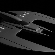 animado ASA morcego batman Batwin avião batalha bastão asa 3d print model - Mito3D
