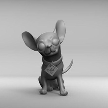 animiert Chihuahua Hündchen Hund 3d print model - Mito3D