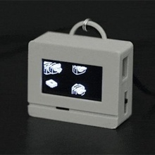 animated flying toaster oled jewelry 3d print model - Mito3D