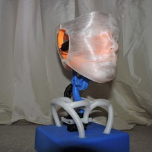 animato robot umanoide testa gadget arduino di halloween servo robotica 3d print model - Mito3D